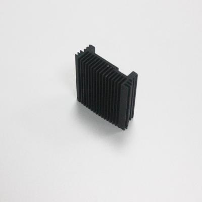 China CNC Black Anodized Aluminum Heat Sink , T Profile Extruded Aluminum Heatsinks for sale