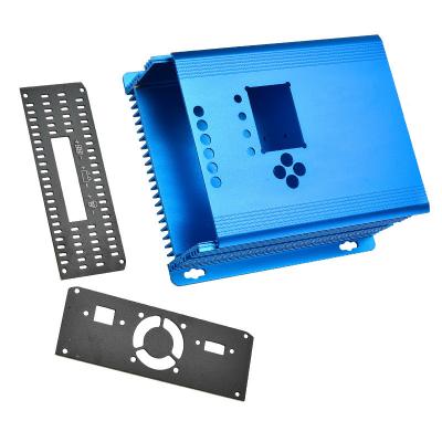 China Electronics Housing Extruded Aluminium Enclosure OEM Anodizing Blue for sale