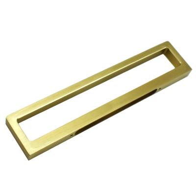 China Polaco que trabaja a máquina de aluminio de anodización del CNC 6061 de puerta ISO9001 de la pieza de oro de la cerradura en venta