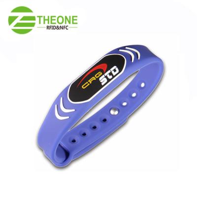 China School Trusted Factory Supply 13.56mhz Customized Silicone Smart Wristband N-tag 213 Adjustable Programmable Nfc In Europe Market for sale