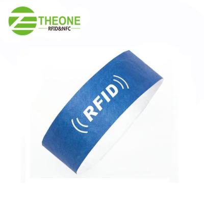 China Durable Cheap Disposable Passive Nfc Wristband Printable Paper Rfid for sale