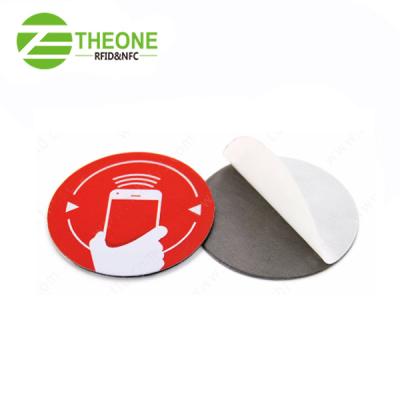 China Waterproof/Waterproof Anti-metal RFID NFC Tag Sticker Label For Inventory Management With N-TAG213 Chip for sale