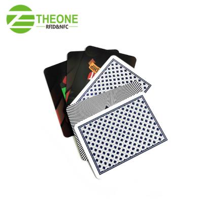 China Casino Manufacturers Wholesale Custom Printed 13.56MHZ HF or UHF PVC Poker Card RFID Playing Cards for sale