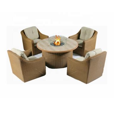 China Garden decoration & Free Standing Patio Garden Gas Fire Pit Heater Table for sale