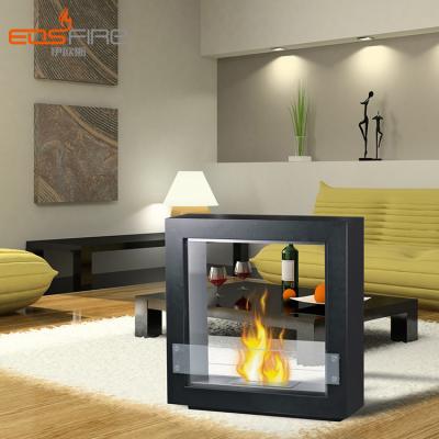 China Europe Long Life Time Double Sided Fire Place Fireplace Ethanol Glass for sale