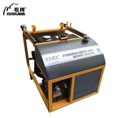 China Construction Machinery Value Hydraulic Power Pack Unit With Gasoline Engine For Breaking Asphalt Concrete Pavement In Construction Equipments for sale