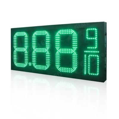 China High brightness glareled LED price board pylon signs cash credit led fuel price display boards for sale