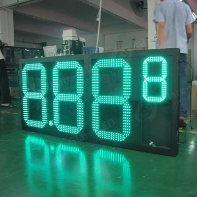 China 8-24inch gasoline gas station 7 segment LED digital gas price display board /board/screen Gl-115 for sale