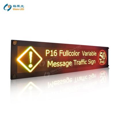 China SA OUTDOOR MBI5124 outdoor p20 road led VMs display board for sale