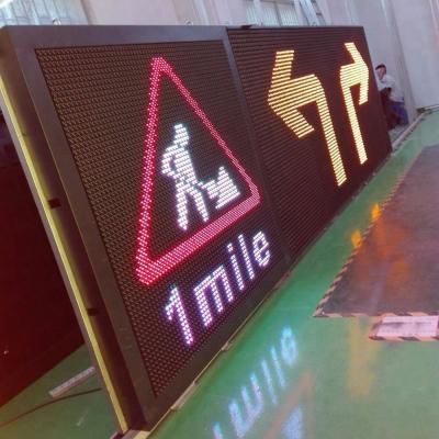 China Outdoor P16 1R1G1B Full Color LED Modules and ITS Variable Message Signs Signage LED Display Board for sale