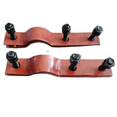 China Easy Installation Custom Metal Stainless Steel Metal Saddle Pipe Bracket U-Shaped Pipe Clamps for sale