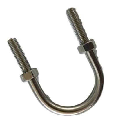 China Easy Installation Stainless Steel U Bolts, U Bolt Pipe Clips, U Bolts With Washers And Nuts for sale