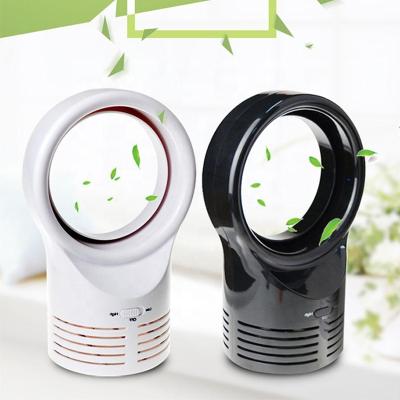 China Hotel Mini Portable Desktop Bladeless Fan no leaf cooler fan for office study for sale