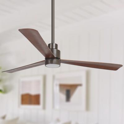 China Latest Reverse Function Villa 110V ABS Blade Modern Minimalist Luxury Smart Timing Slim Narrow Ceiling Fan With LED Light for sale