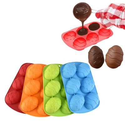 China 2022 Hot Sale Viable Amazon Wholesale Customized Easter Egg Making Chocolate Cookie Mold Different Shape Silicone Baking Molds for sale