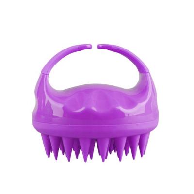 China Round Scalp Care Silicone Shampoo Brush And Scalp Exfoliator Wholesale Scalp Massager for sale