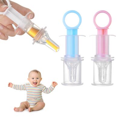 China BPA Free Custom Fruit Juice Liquid Dispenser Baby Feeding Syringe Amazon Soft Conductive Food Grade Silicone Baby Medicine for sale