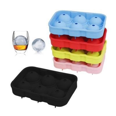 China Amazon Hot Selling Portable Wholesale Hot Selling Portable Ice Cube Maker 6 Cavities Viable Tray With Lid for sale