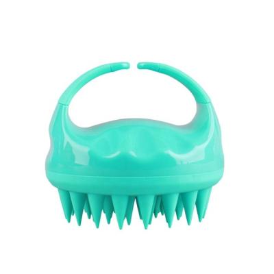 China 2022 Round Amazon Hot Sale Scalp Care Silicone Shampoo Brush And Scalp Exfoliator Wholesale Scalp Massager for sale