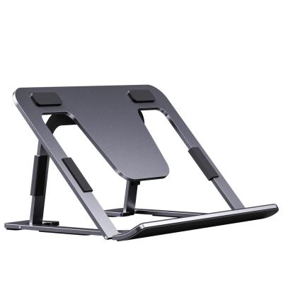 China USLION Angle Adjustable Aluminum Adjustable Folding Folding Portable Flexible Book Stand Base Android Tablet Stand Table Desk Stand for sale