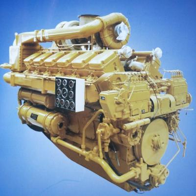 China Jinan's 7500 model Z12V190b dieselmotor en generator met supercharged impulse Te koop