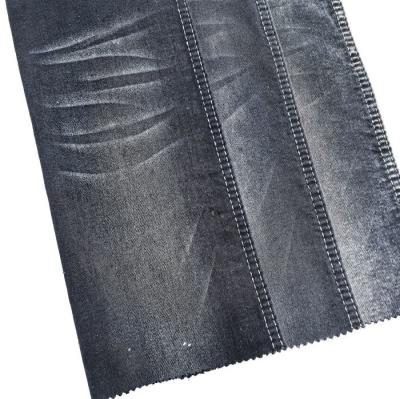 China Black Color Kid Or Man Fake Knitted 8oz Denim Fabric Shrinkage Proof 150CM for sale