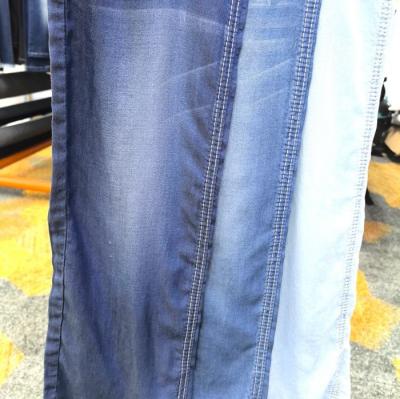 China 100% Lyocell Soft Indigo Light Weight Denim Fabric para vestuário à venda