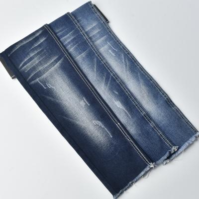 China Verkleinbare Stretch Resistant Denim Stof 10,5 oz Geweven Twill Garne Geverfd Te koop