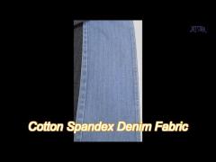 low elastic warp slub roll dyed cotton spandex denim fabric for lady or man jeans