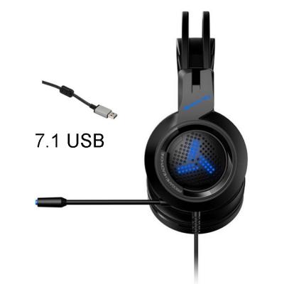 China Wired Noise Canceling Headband USB Gaming Earphones Gaming Sports Earphone Gaming Headset for sale