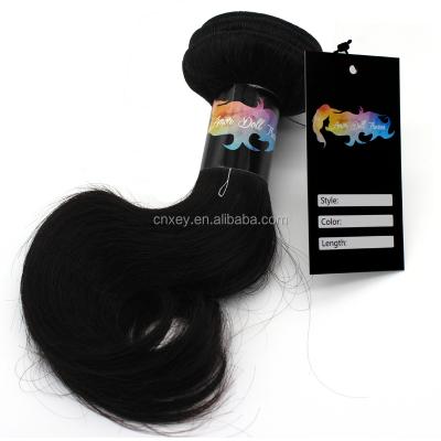 China Viable Custom Hair Tag Hair Bundle Labels Private Label Wig Tag Custom Wrapping Label Sticker For Hair Bundles for sale