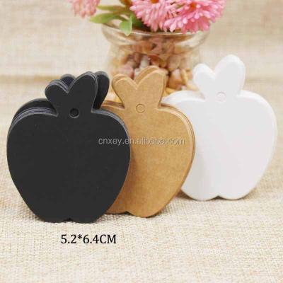 China DIY Tag Gift Tag White Kraft Paper Viable Black Paper Hang Tag for sale