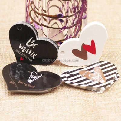 China Valentine's Day Valentine's Day Valentine's Day DIY Paper Hang Tag Love Wedding Tag Viable Rose Love Paper Shape DIY Paper Hang Tag for sale