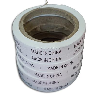 China 1X4cm Printed Washing Label China Washable Label Clothing Care Label 