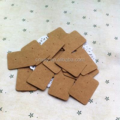 China 2.5x3.5cm 350g blank paper earring card 2.5x3.5cm packing for sale