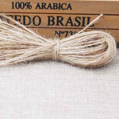 China Sustainable Decoration Yarn String DIY Tag Tag Clothing Hemp Rope for sale