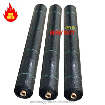 China Agriculture Use Landscape Ground Cover Weed Membrane Barrier Control Cloth Biodegradable Woven Mat for sale