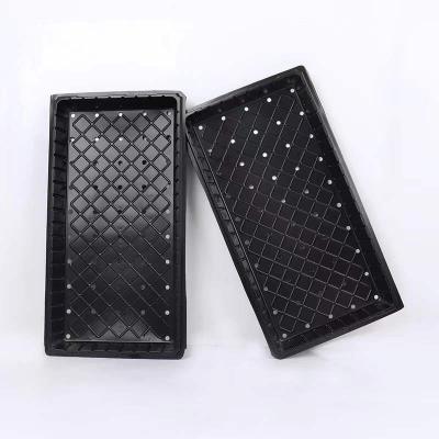 China Flat Seedling Seedling Propagation Starter Trays Flat Seedling Plastic Nursery Planting Seed Tray for sale