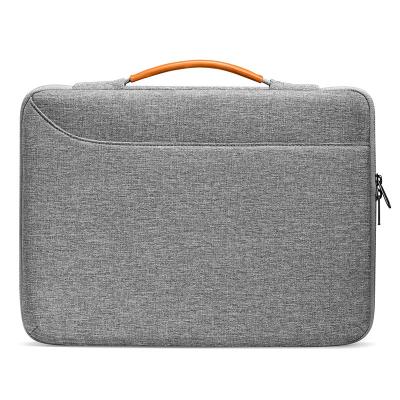 China Business Inson Custom Polyester Protector Business Notebook Handbag Sleeve Briefcase Computer Business Laptop Messenger Bag for sale