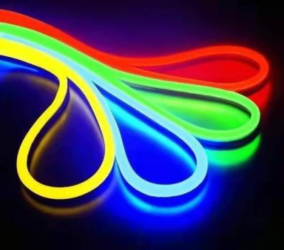 China 12V/24V Theme Park Symphony LED Neon Light Tube 16703 RGB Flexible PVC Neon Light Colorful Programmable Waterproof Strip for sale