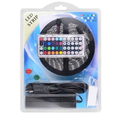 China Garden Plant Outlet 5m RGB Multicolor LED Strip 44 Button Light Controller Dc 12 Infrared Power Indicator Strip Set for sale