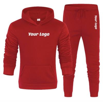 China Breathable Custom Printed Embroidery Warn Drawstring Winter Hoodie And Sweatpants Set Unisex Sweatshirt Hoodies for sale