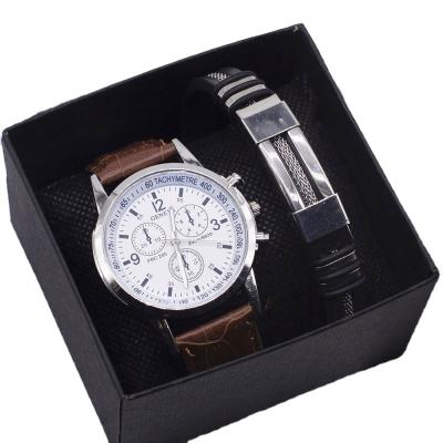 China Luxury Watches Day/Date Watch Set For Women Crystal Watch Bracelet Set For Men Wholesale for sale