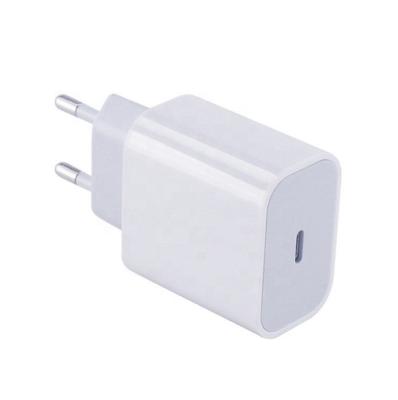 China Hot Selling Mobile Phone Fast Charger PD 20W TYPE-C High Speed ​​Power Adapter for iphone 12 PRO max for sale