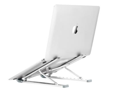 China Tablet Aluminum Adjustable Aluminum Stand Holder Portable Laptop Desk Stand Compatible with MacBook Air pro for sale