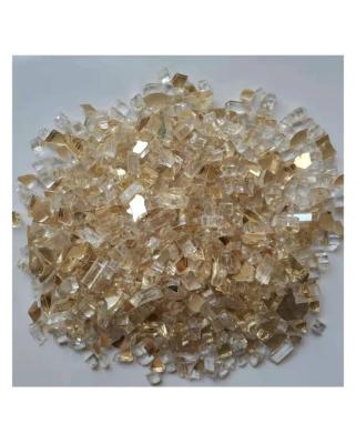 China Eco-friendly crushed glass and as mirror jewl for Landscape Fire Pit Fireplace Fire Glass for sale