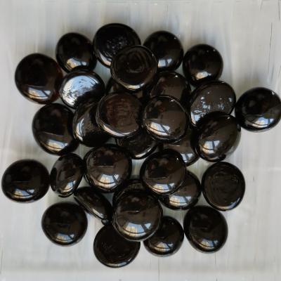 China Black Fire Eco - Friendly Beads Marble Glass Beads for sale