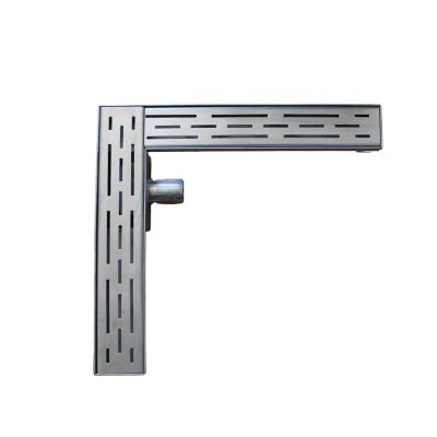 China Modern Custom Right Angle Shower Drain / Floor Drain / Corner Drain for sale