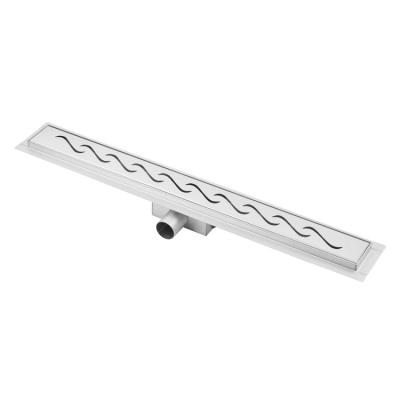 China Modern High Quality Rectangular Linear Floor Drain 304 Stainless Steel Bathroom Shower Channel Floor Drains for sale