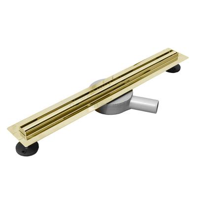 China Model SL1 304 stainless steel modern aootan silver gold black for plastic linear floor shower slim drain for sale